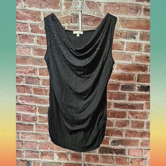 Women's BOGARI Flutter Scoop Silk Top Large - Picture 1 of 7